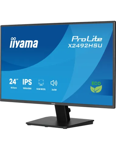 iiyama ProLite X2492HSU-B1 pantalla para PC 61 cm (24") 1920 x 1080 Pixeles Full HD LED Negro