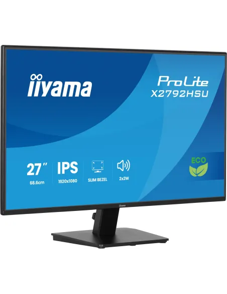 iiyama ProLite X2792HSU-B1 pantalla para PC 68,6 cm (27") 1920 x 1080 Pixeles Full HD LED Negro