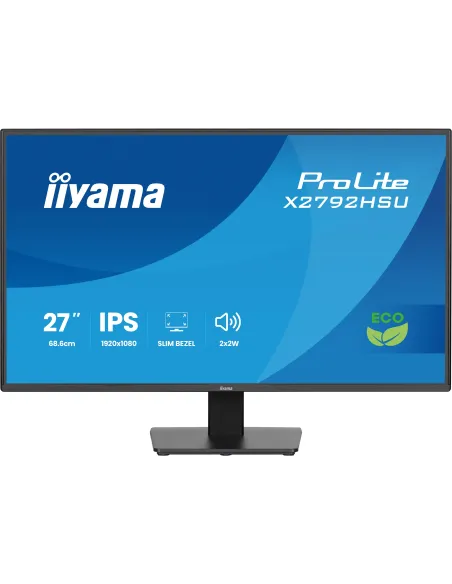 iiyama ProLite X2792HSU-B1 pantalla para PC 68,6 cm (27") 1920 x 1080 Pixeles Full HD LED Negro