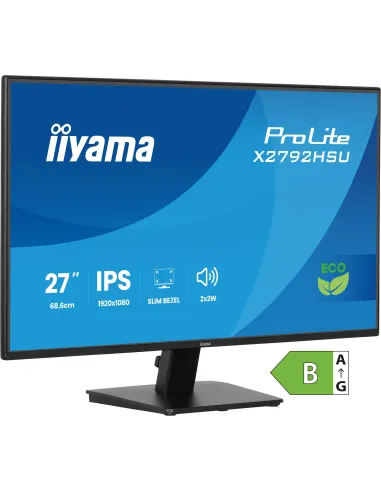 iiyama ProLite X2792HSU-B1 pantalla para PC 68,6 cm (27") 1920 x 1080 Pixeles Full HD LED Negro