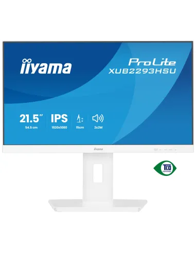 iiyama ProLite XUB2293HSU-W7 pantalla para PC 54,6 cm (21.5") 1920 x 1080 Pixeles Full HD LED Blanco