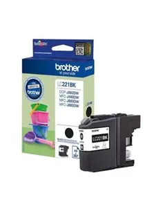 Cartucho tinta brother lc221bk negro 260 paginas dcpj562dw -  mfcj480dw -  mfcj680dw