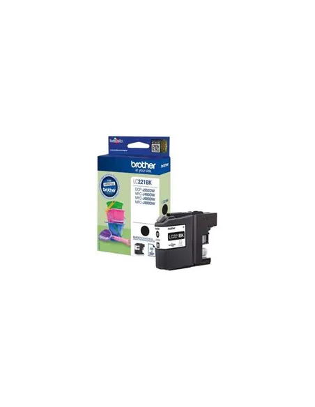 Cartucho tinta brother lc221bk negro 260 paginas dcpj562dw -  mfcj480dw -  mfcj680dw Cartucho tinta brother lc221bk negro 260 paginas dcpj562dw -  mfcj480dw -  mfcj680dw