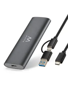 Ewent EW7061 caja para disco duro externo Caja externa para unidad de estado sólido (SSD) Gris Oscuro