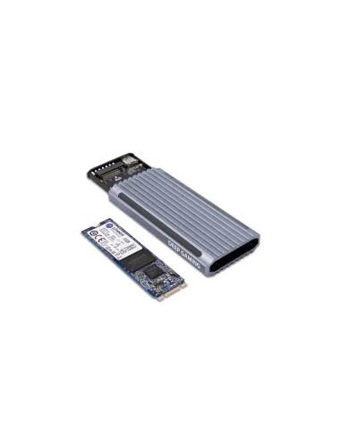 Deep Gaming DG-MCM-NVME1 caja para disco duro externo Caja externa para unidad de estado sólido (SSD) Plata M.2