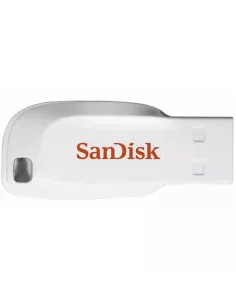 Memoria usb 2.0 sandisk 16gb cruzer blade blanca