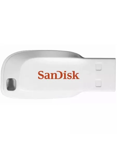 Memoria usb 2.0 sandisk 16gb cruzer blade blanca