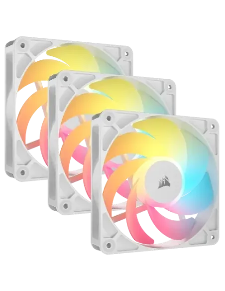 Corsair RS120-R ARGB Carcasa del ordenador Ventilador 12 cm Blanco 3 pieza(s)
