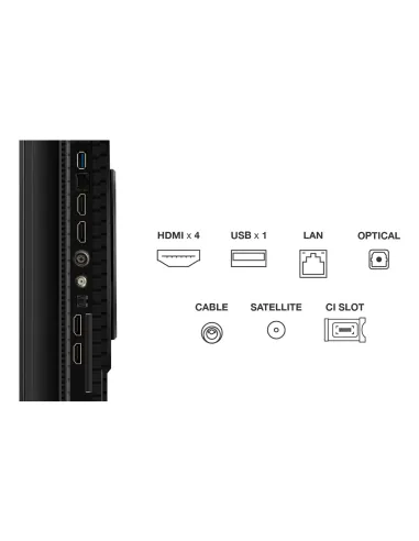 TCL P8K 65P8K Televisor 165,1 cm (65") 4K Ultra HD Smart TV Wifi Metálico 350 cd   m²