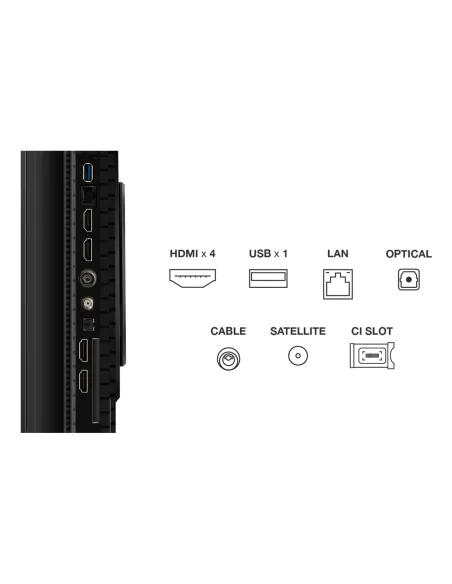 TCL P8K 65P8K Televisor 165,1 cm (65") 4K Ultra HD Smart TV Wifi Metálico 350 cd   m²