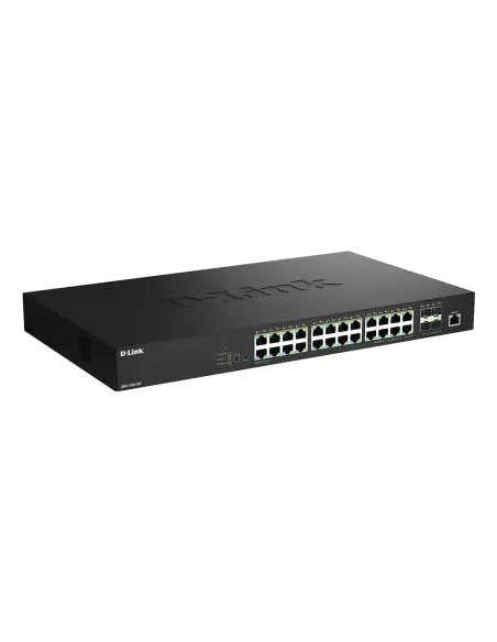 D-Link DMS-1250-28P E switch Gestionado L2 2.5G Ethernet (100 1000 2500) Energía sobre Ethernet (PoE) Negro