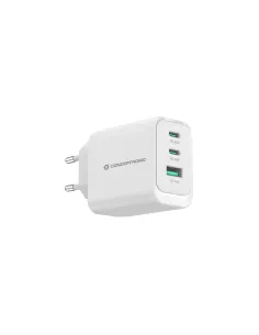Conceptronic ALTHEA21W65 cargador de dispositivo móvil Universal Blanco Corriente alterna Carga rápida Interior 2