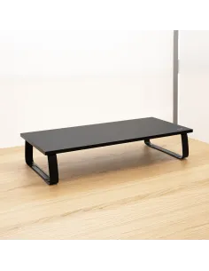 TooQ Soporte Elevador Multiusos para Monitor Portátil, Negro 2