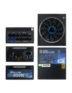 Deep Gaming COOLBOX GAMING FUENTE DE ALIMENTACION ATX ENERGY-G 850W RGB 80+GOLD MODULAR (100V-240V) 2