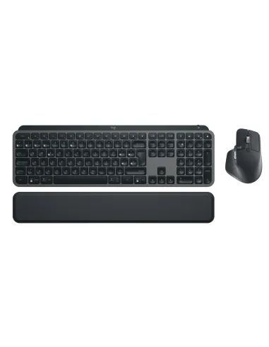 Logitech Master MX Keys Combo for Bussiness teclado Ratón incluido Oficina RF Wireless + Bluetooth QWERTY Español Grafito