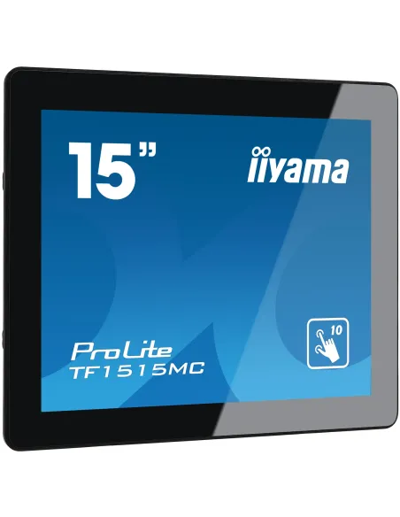 iiyama TF1515MC-B2 pantalla de señalización 38,1 cm (15") LED 350 cd   m² XGA Negro Pantalla táctil