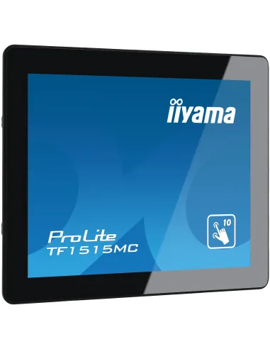 iiyama TF1515MC-B2 pantalla de señalización 38,1 cm (15") LED 350 cd   m² XGA Negro Pantalla táctil
