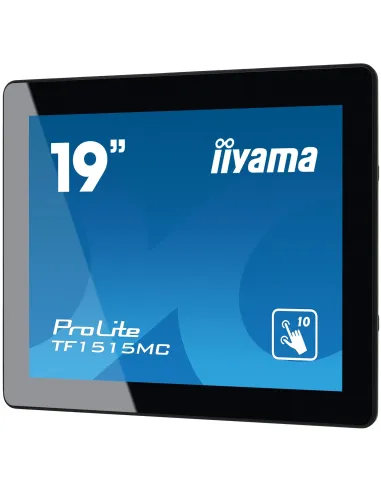 iiyama TF1515MC-B2 pantalla de señalización 38,1 cm (15") LED 350 cd   m² XGA Negro Pantalla táctil