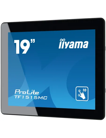 iiyama TF1515MC-B2 pantalla de señalización 38,1 cm (15") LED 350 cd   m² XGA Negro Pantalla táctil