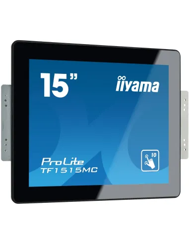 iiyama TF1515MC-B2 pantalla de señalización 38,1 cm (15") LED 350 cd   m² XGA Negro Pantalla táctil