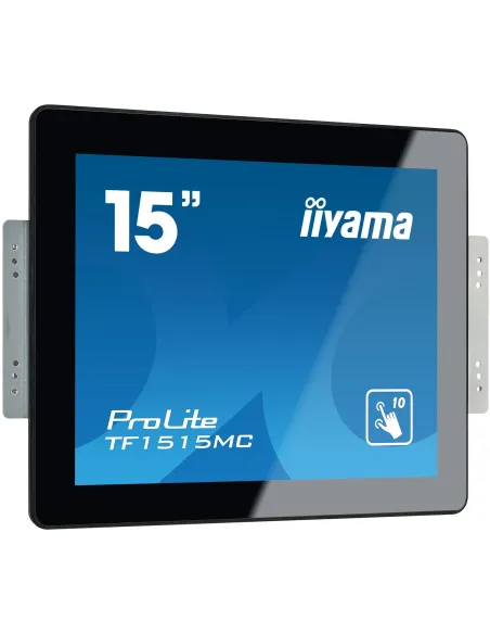 iiyama TF1515MC-B2 pantalla de señalización 38,1 cm (15") LED 350 cd   m² XGA Negro Pantalla táctil