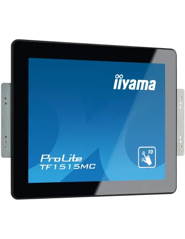 iiyama TF1515MC-B2 pantalla de señalización 38,1 cm (15") LED 350 cd   m² XGA Negro Pantalla táctil