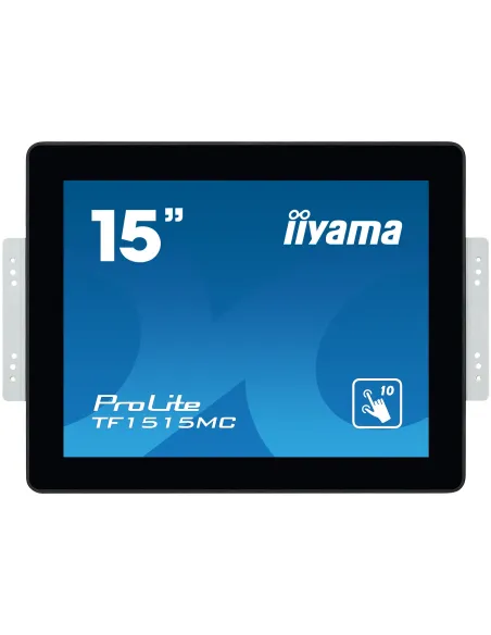 iiyama TF1515MC-B2 pantalla de señalización 38,1 cm (15") LED 350 cd   m² XGA Negro Pantalla táctil