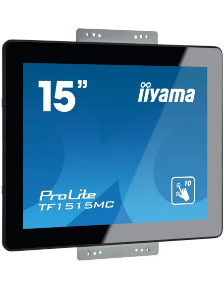 iiyama TF1515MC-B2 pantalla de señalización 38,1 cm (15") LED 350 cd   m² XGA Negro Pantalla táctil