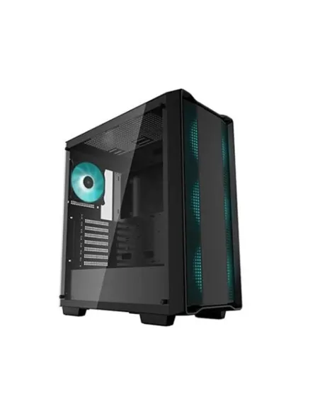 Caja ordenador gaming deepcool atx cc560 v2 cristal templado negro