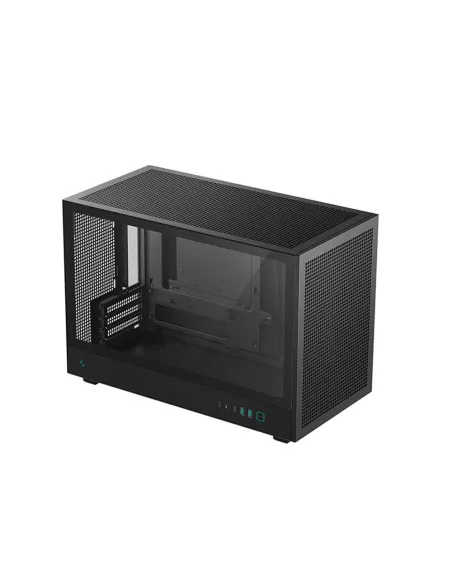 Caja ordenador gaming deepcool matx ch260 cristal templado negra Caja ordenador gaming deepcool matx ch260 cristal templado negra