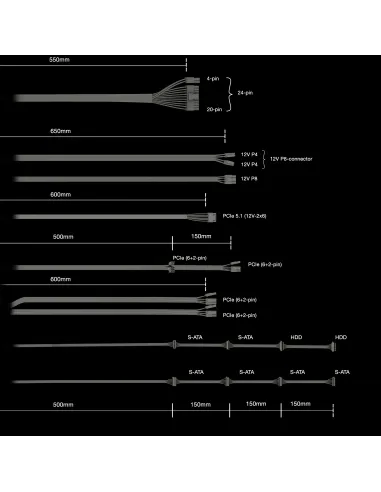 be quiet! Pure Power 13 M | 750W unidad de fuente de alimentación 20+4 pin ATX ATX Negro