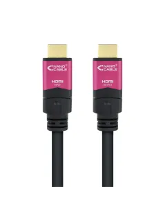 Nanocable 10.15.3715 cable HDMI 15 m HDMI tipo A (Estándar) Negro, Rosa 2