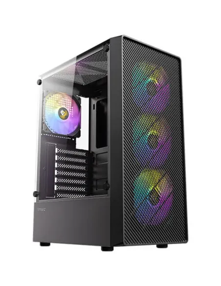 Caja ordenador gaming antec ax26 argb elite atx cristal templado negra Caja ordenador gaming antec ax26 argb elite atx cristal templado negra