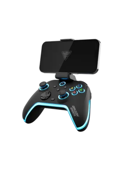 Dragonshock Aurora Plus Negro Bluetooth/RF/USB Gamepad Analógico/Digital Android, PC, Playstation 3, iOS