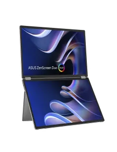 ASUS ZenScreen Duo OLED MQ149CD pantalla para PC 35,6 cm (14") 1920 x 1200 Pixeles WUXGA Plata