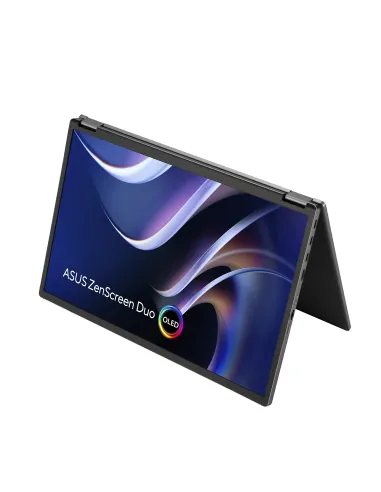 ASUS ZenScreen Duo OLED MQ149CD pantalla para PC 35,6 cm (14") 1920 x 1200 Pixeles WUXGA Plata