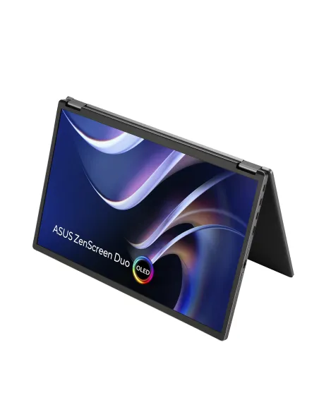 ASUS ZenScreen Duo OLED MQ149CD pantalla para PC 35,6 cm (14") 1920 x 1200 Pixeles WUXGA Plata