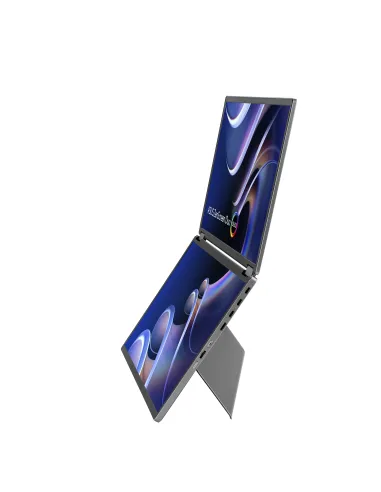 ASUS ZenScreen Duo OLED MQ149CD pantalla para PC 35,6 cm (14") 1920 x 1200 Pixeles WUXGA Plata