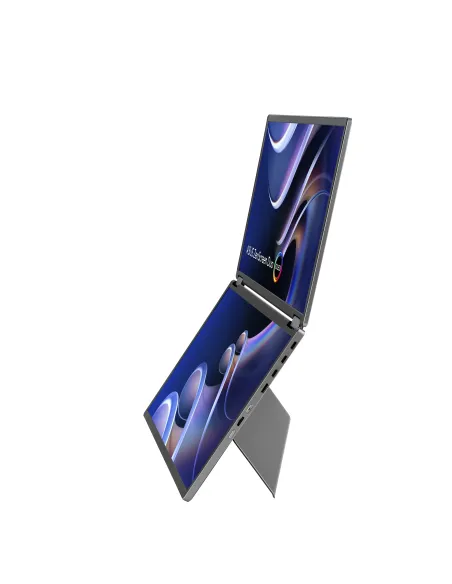 ASUS ZenScreen Duo OLED MQ149CD pantalla para PC 35,6 cm (14") 1920 x 1200 Pixeles WUXGA Plata