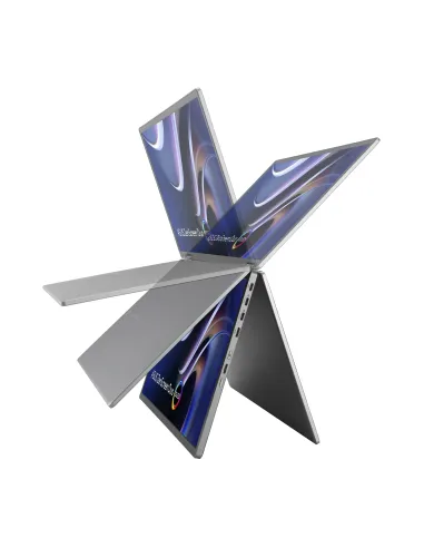 ASUS ZenScreen Duo OLED MQ149CD pantalla para PC 35,6 cm (14") 1920 x 1200 Pixeles WUXGA Plata