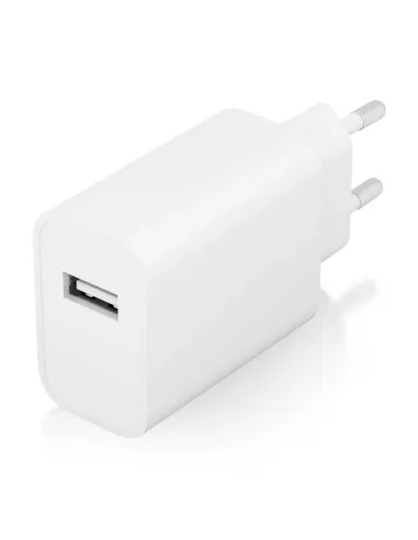 AISENS Cargador USB 10W alta eficiencia, 5V 2A, Blanco