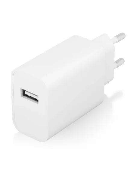 AISENS Cargador USB 10W alta eficiencia, 5V 2A, Blanco