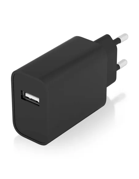 AISENS Cargador USB 10W alta eficiencia, 5V 2A, Negro