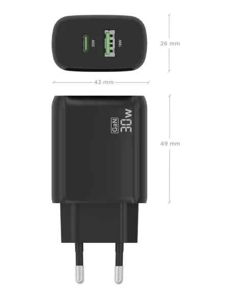 AISENS A110-0924 cargador de dispositivo móvil Cámara digital, MP3, MP4, Teléfono móvil, Navegante, Portátil, Consola de juegos