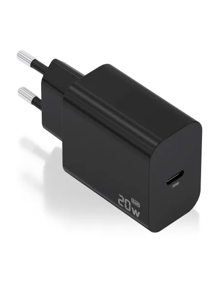 AISENS Cargador GaN 20W, 1xUSB-C PD3.0, Negro AISENS Cargador GaN 20W, 1xUSB-C PD3.0, Negro