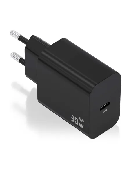 AISENS Cargador GaN 30W, 1xUSB-C PD3.0, Negro AISENS Cargador GaN 30W, 1xUSB-C PD3.0, Negro