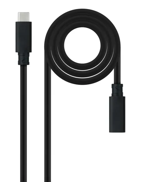 Nanocable 10.01.4501 cable USB USB 3.2 Gen 2x2 1 m USB C Negro