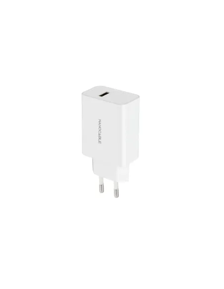 Nanocable Cargador USB, 5V 2.1A, Blanco Nanocable Cargador USB, 5V 2.1A, Blanco