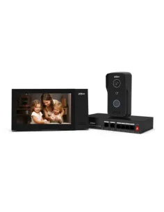 Dahua Technology DHI-VTO2111D-P-S3 sistema de intercomunicación de video 2 MP 17,8 cm (7") Negro