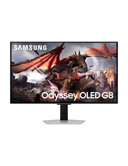Samsung G80SD pantalla para PC 81,3 cm (32") 3840 x 2160 Pixeles 4K Ultra HD OLED Plata